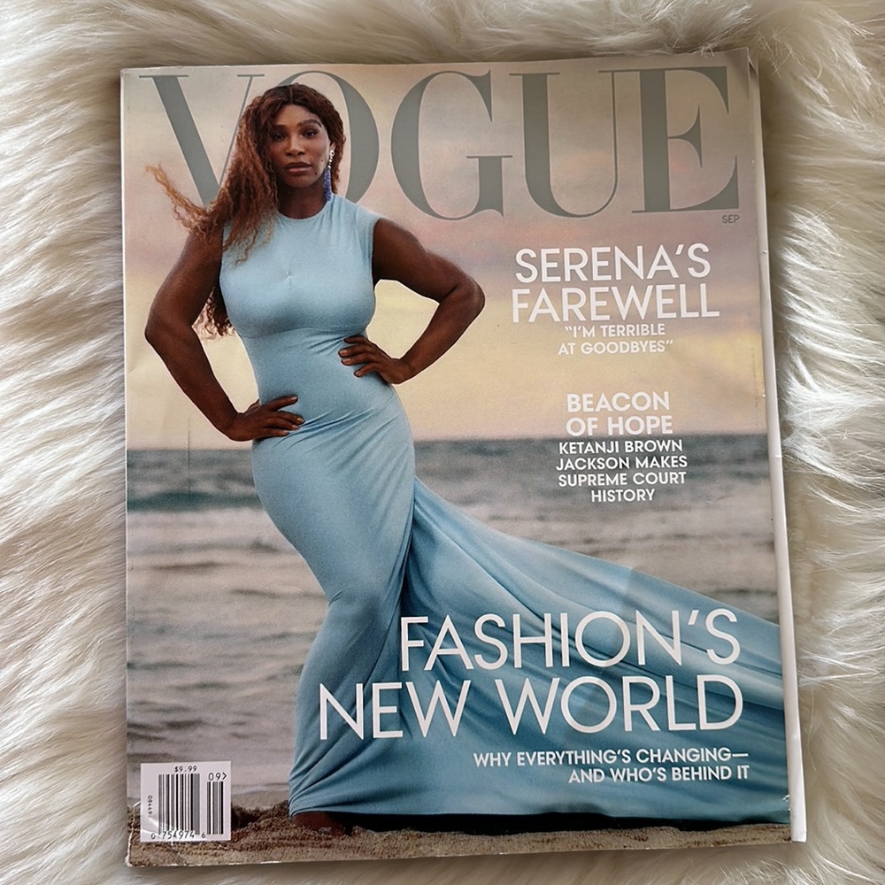 Vogue magazine, September 2022 edition, Serena Williams